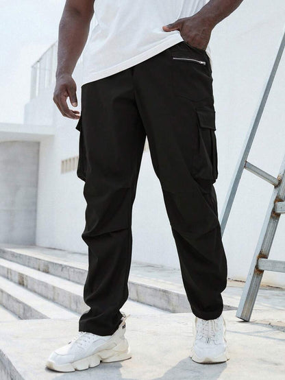Pantalón Cargo Informal de Hombre con Bolsillos Delantero