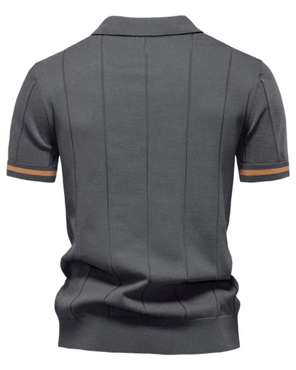 Polo Ligero con Tejido Suave y Resistente Para Hombre