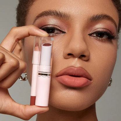 Set de Lápiz Labial y Delineador de Labios (OFERTA 2X1)
