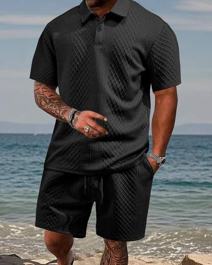 Conjunto de Camiseta Manga Corta y Short para Hombre