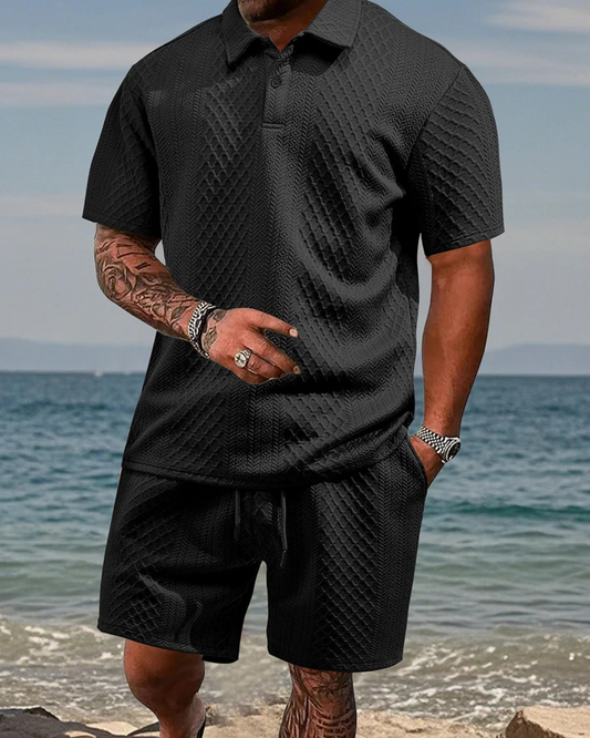 Conjunto de Camiseta Manga Corta y Short para Hombre