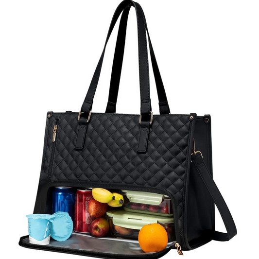 Bolso Térmico 3 en 1 con Compartimento Refrigerante y Portaordenador