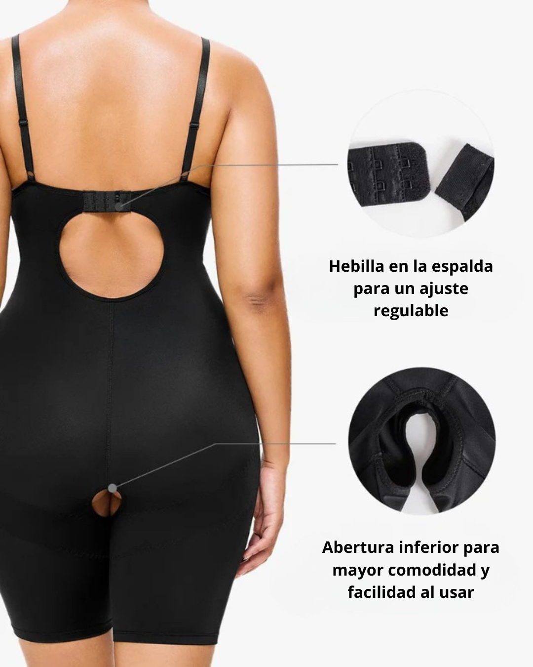 Faja Reductora 2 en 1 con Control de Abdomen