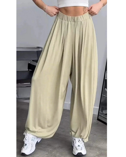 Pantalón Oversize de Estilo Bohemio con Diseño Atemporal y Confort Premium