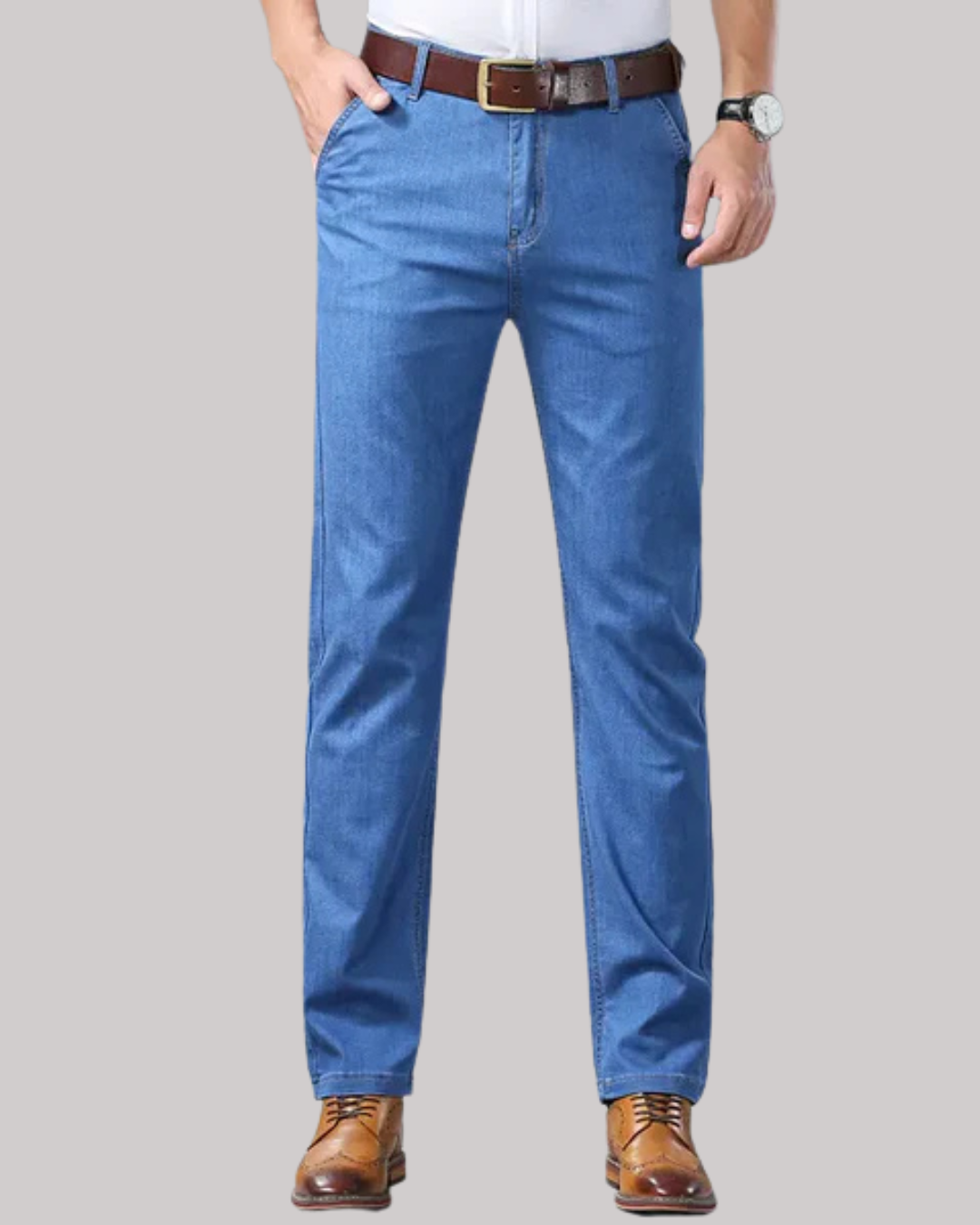 Pantalón Vaquero Elástico Para Hombre