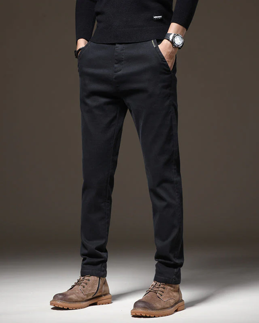 Pantalón de Corte Recto y Slim para Hombre