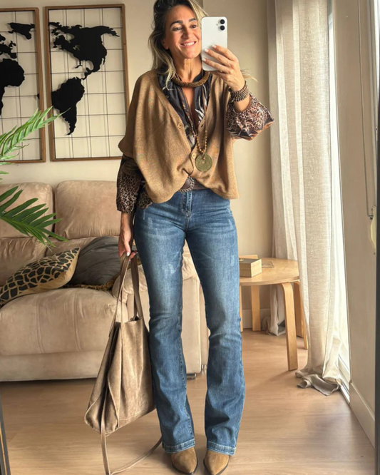 Pantalones ajustados casuales para mujer