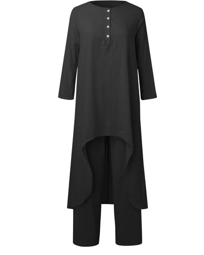 Conjunto Casual de Lino para Mujer Estilo Natural