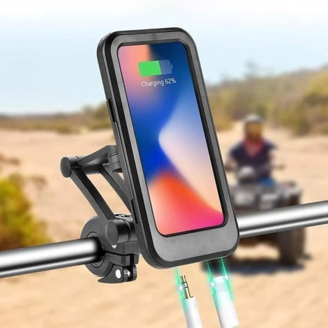 Soporte impermeable para teléfono uso en bicicleta y motocicleta (OFERTA 2X1)