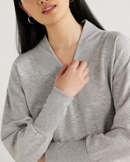 Conjunto Deportivo de Camisa Holgada y Pantalón Ancho para Mujer
