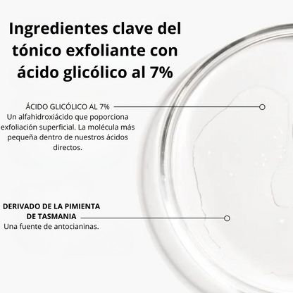 Tónico Exfoliante con Ácido glicólico