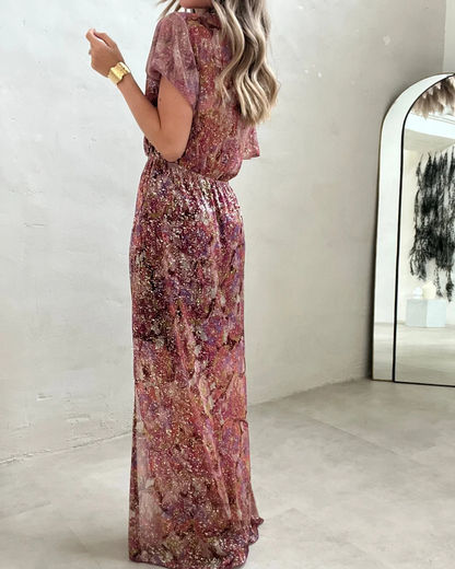 Vestido Largo con Escote en V