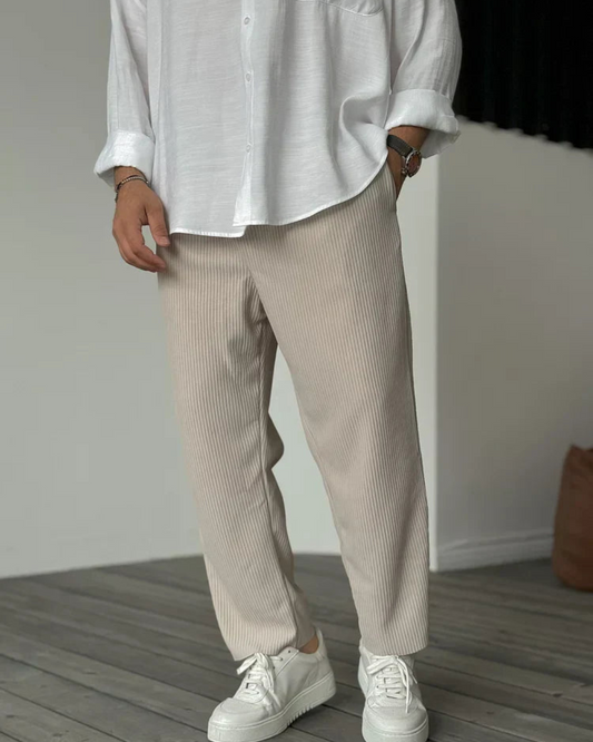 Pantalón de Vestir para Hombre en Tejido Suave