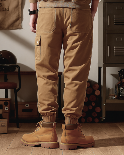Pantalones con Cintura y Tobillos Elásticos para Hombre