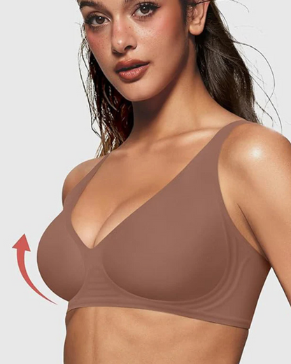 Sujetador push-up sin costuras con escote en V profundo (OFERTA 2X1)