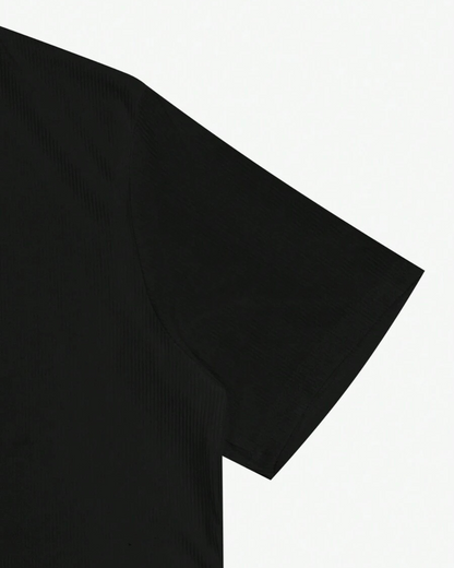 Camiseta de Hombre con Cuello y Corte Entallado