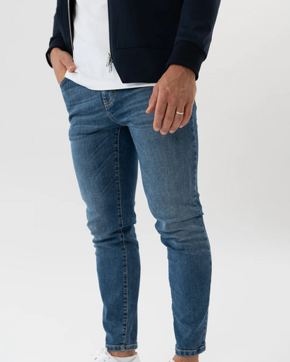 Pantalón auténtico clásico azul para todos los días