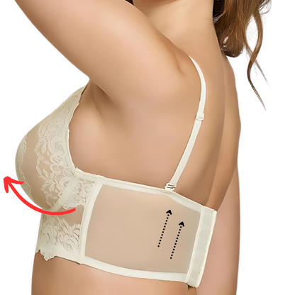 Conjunto Sujetador tipo Bralette y Braga con Encaje y Transparencia Leonisa