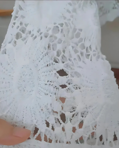 Suéter Tejido con Cuello V y Manga Larga para Mujer
