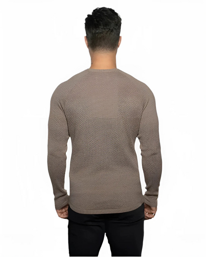 Jersey Manga Larga Elegante para Hombre