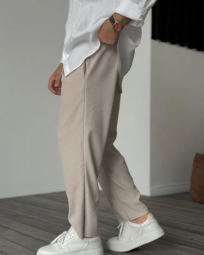 Pantalón de Vestir para Hombre en Tejido Suave