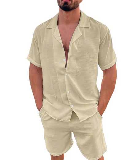 Conjunto para Hombre de Camiseta Manga Corta y Short