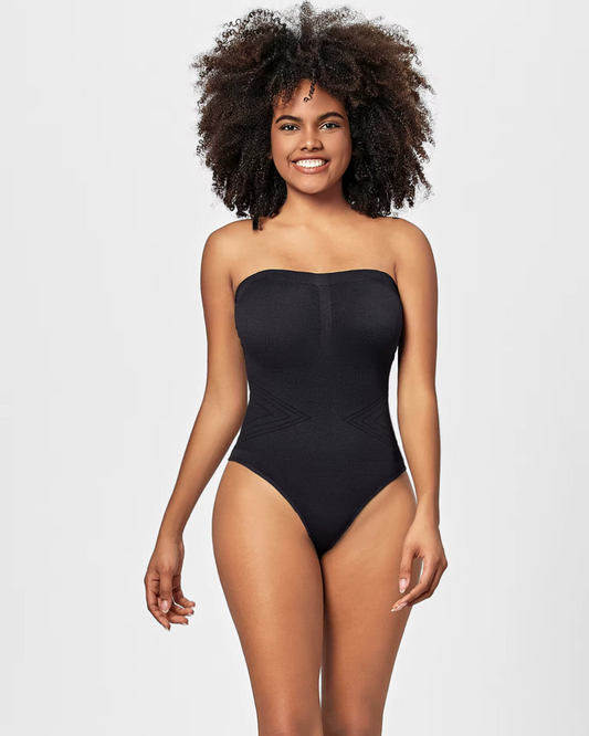 Body sin Tirantes para Mujer con Control del Vientre y Moldeado sin Costuras