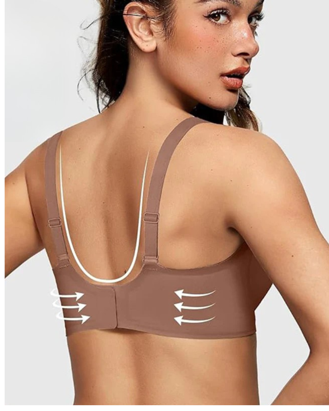 Sujetador push-up sin costuras con escote en V profundo (OFERTA 2X1)