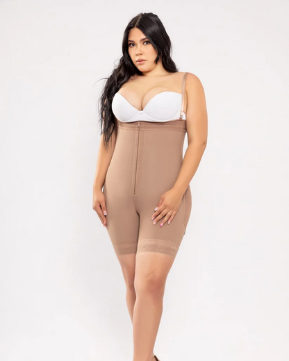 Faja Moldeadora de Alta Compresión con Encaje y Cremallera Invisible para Realzar la Figura (OFERTA 2X1)