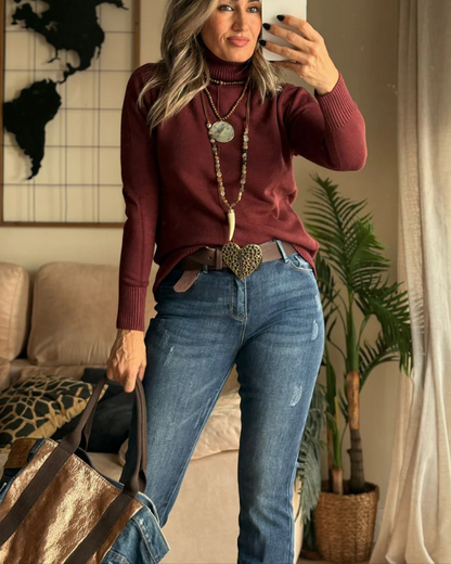 Pantalones ajustados casuales para mujer
