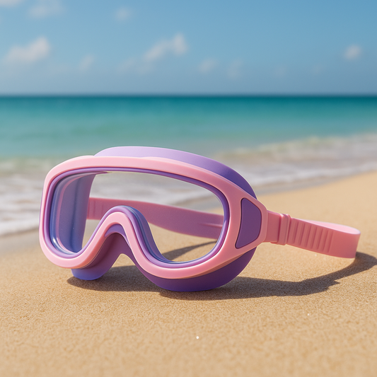 Gafas de Natación HD para Niños con Montura Grande e Impermeables