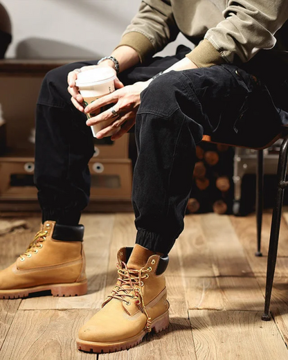 Pantalones con Cintura y Tobillos Elásticos para Hombre