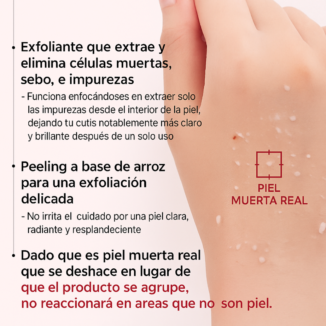 Suero Facial de Arroz para Exfoliación Suave y Luminosidad Natural (OFERTA 2X1)