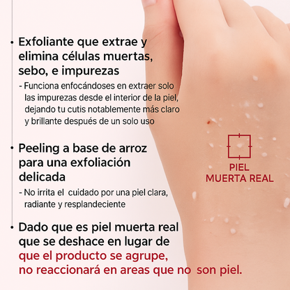 Suero Facial de Arroz para Exfoliación Suave y Luminosidad Natural (OFERTA 2X1)