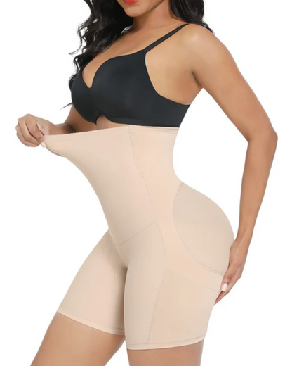 Faja de Compresión Alta con Cremallera Discreta  para Estilizar la Figura