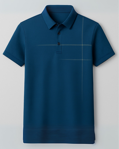 Camiseta de Solapa Holgada con Tejido Fresco y Transpirable para Hombre