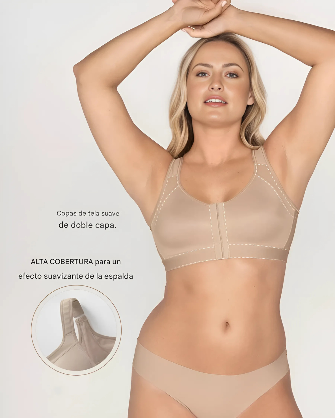 Sujetador Corrector de Postura sin Aros y con Broche Frontal (OFERTA 2X1)