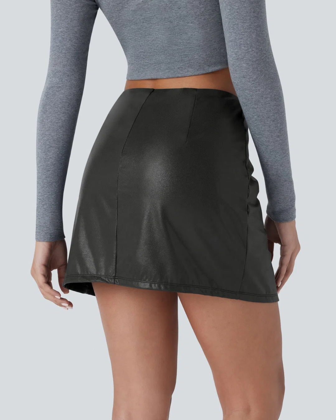 Falda Corta con Short y Bolsillo Interno