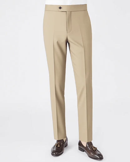 Pantalones formales elásticos para hombre