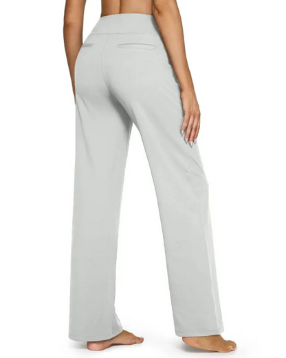 Pantalón Elástico de Cintura Alta y Holgados para Mujer