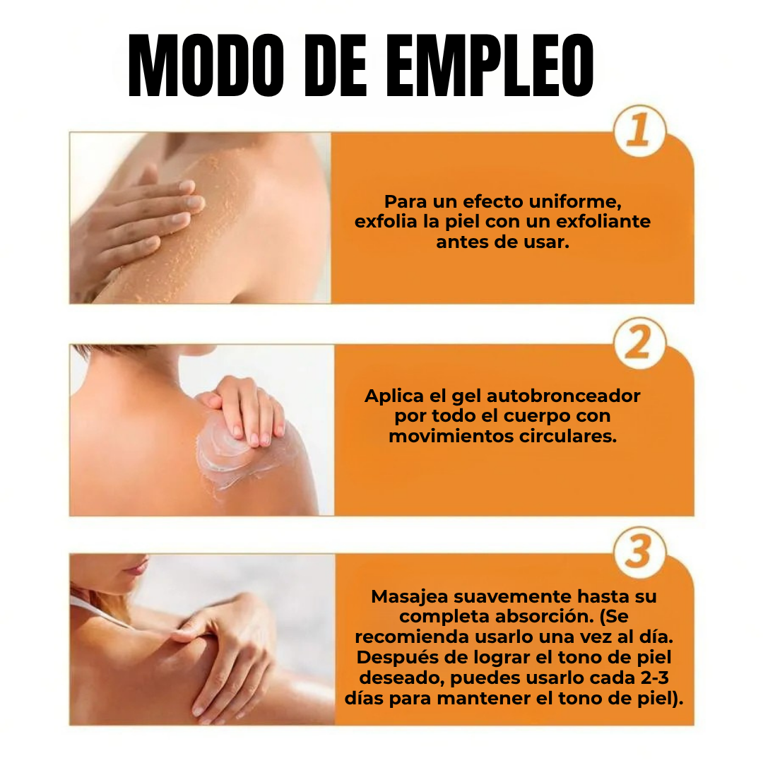 Gel Bronceador Intensivo con Aroma Tropical 150 ml (OFERTA 2X1)