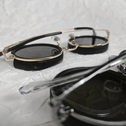 Lentes de Sol Redondas Ajustables y Polarizadas Unisex