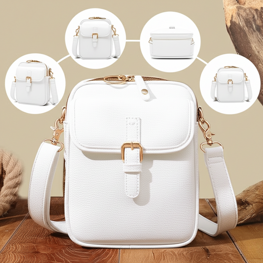 Bolso Bandolera de Cuero para Mujer