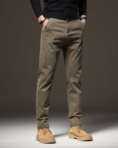 Pantalón de Corte Recto y Slim para Hombre