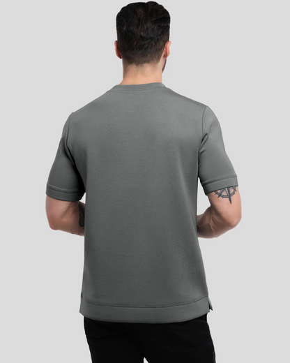 Camisa Ajustada de Manga Corta para Hombre
