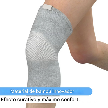 Rodillera de compresión con fibra de bambú