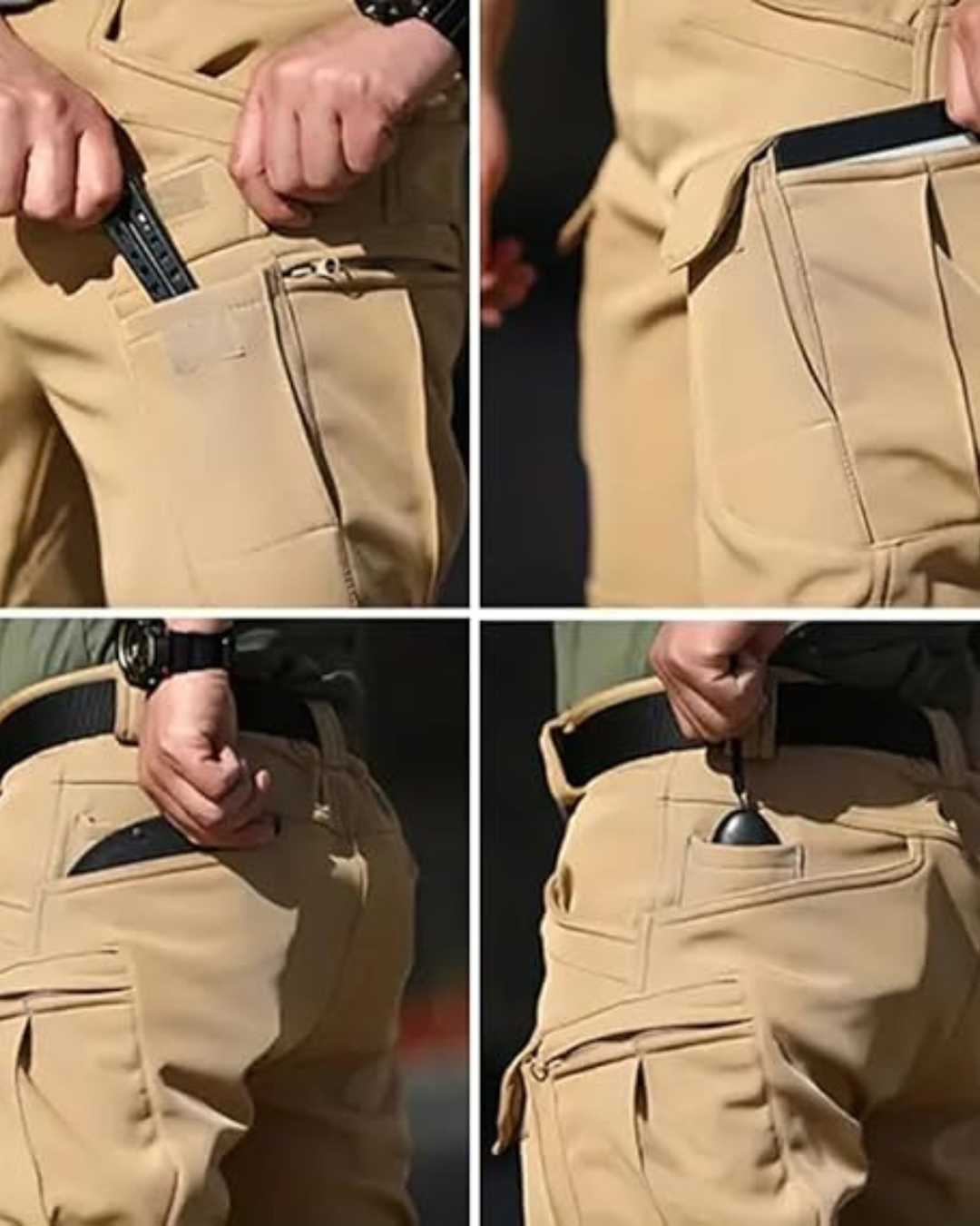 Pantalón Impermeable con Forro Polar para Hombre