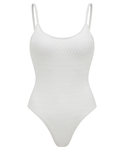 Bañador Texturizado de tirantes para mujer