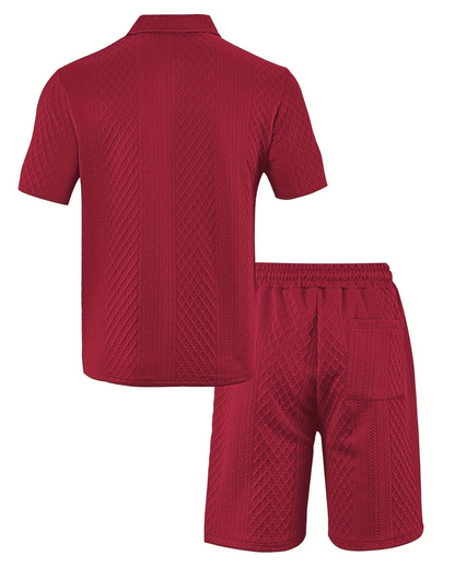 Conjunto de Camiseta Manga Corta y Short para Hombre