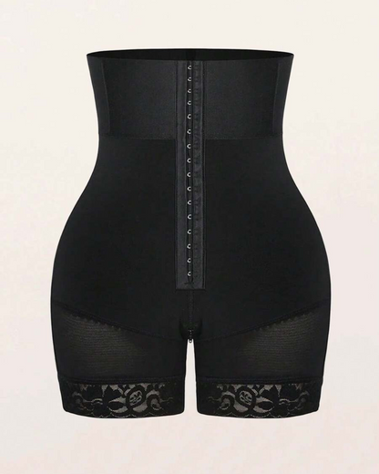 Faja de Talle Alto con Encaje y Corchetes para Mujer (2X1 OFERTA)